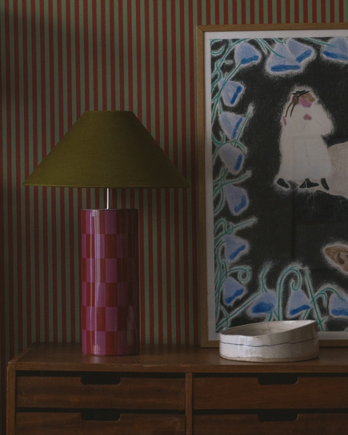 Ombrellina Renaissance Rose + Oxblood – mattina moderna